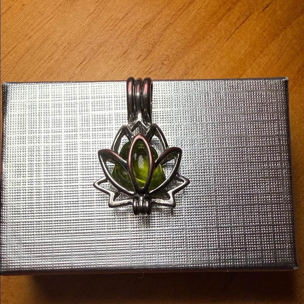 Silver Lotus Pendant